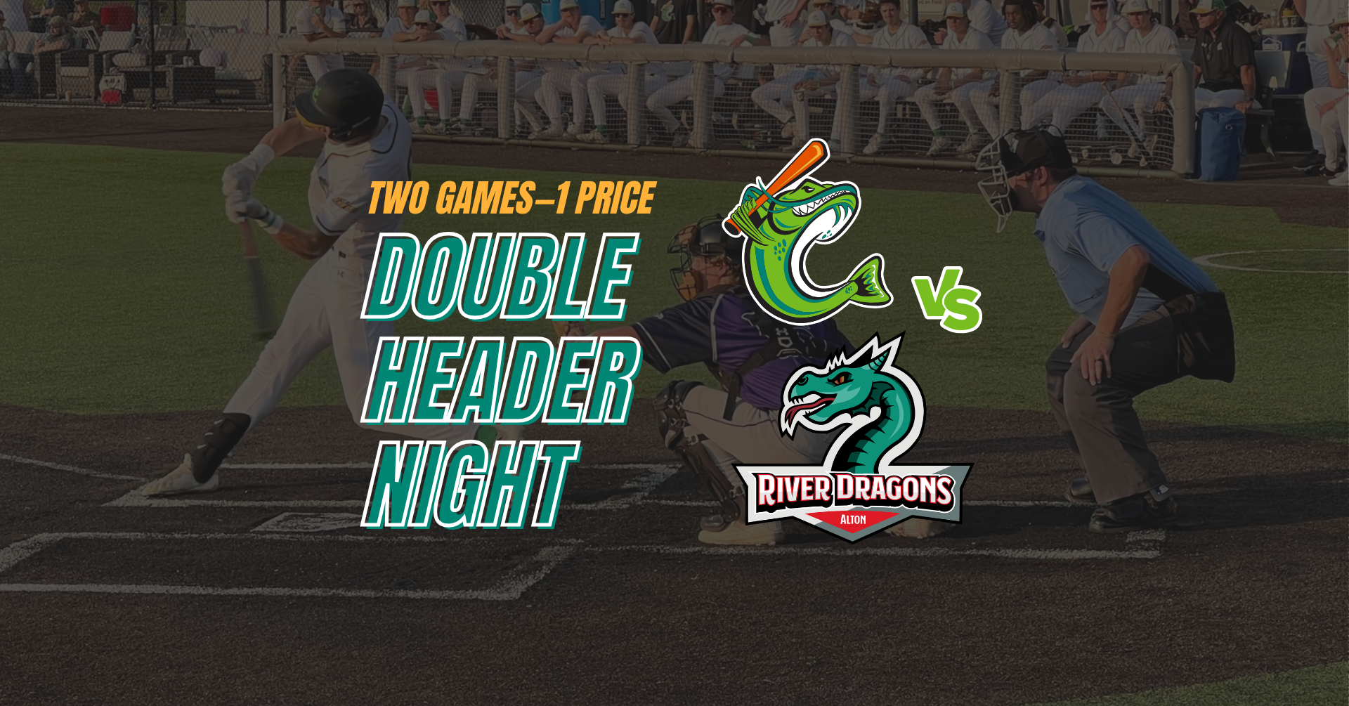DOUBLEHEADER: Cape Catfish vs Alton River Dragons - 7/2/2026